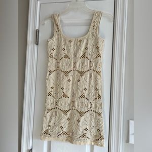 Wet Seal Fitted White Bodycon Dress, Size M/L